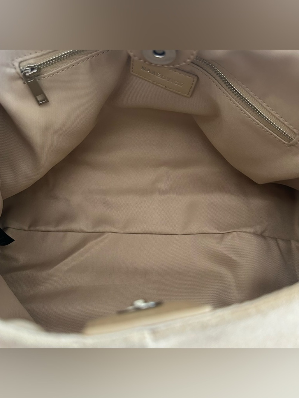 Nakedvice The Renee Bag in Sand & Silver/Revolve Purse - Picture 8 of 11